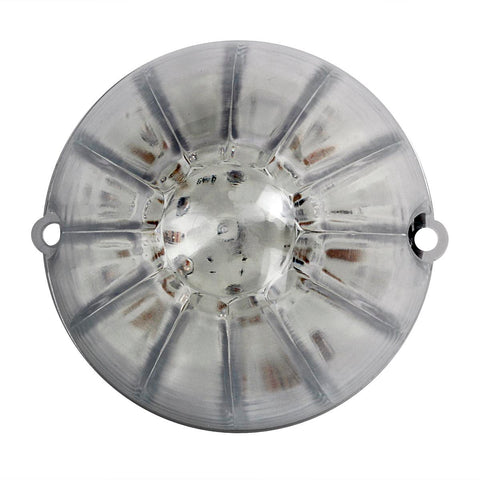 Image of Partsam 7pcs Top Roof Running Amber Cab Marker Lights 17LED Clear Lens Replacement for Kenworth Peterbilt Freightliner Mack Truck Trailer