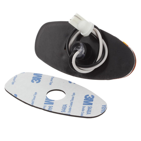 Image of Partsam 4Pcs LED Fender Bed Side Marker Lights Set Replacement for Sierra and Silverado Dually 2500 3500 HD Dual Wheeler Trucks 1999-2013 w/ T10 Plug (2X Amber + 2X Red)