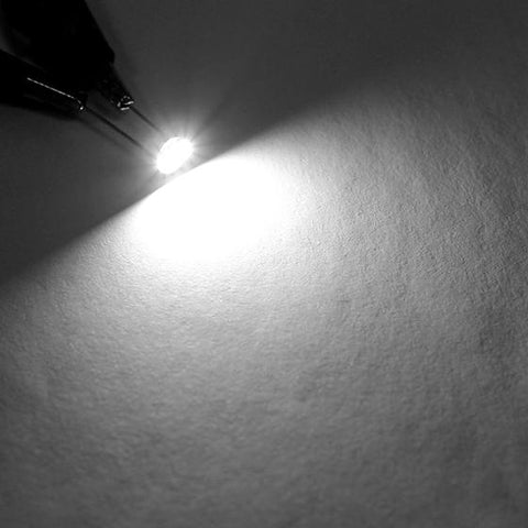 Image of Partsam 20Pcs 4.7mm-12v Car White Mini Bulbs Lamps Indicator Cluster Speedometer Backlight Lighting