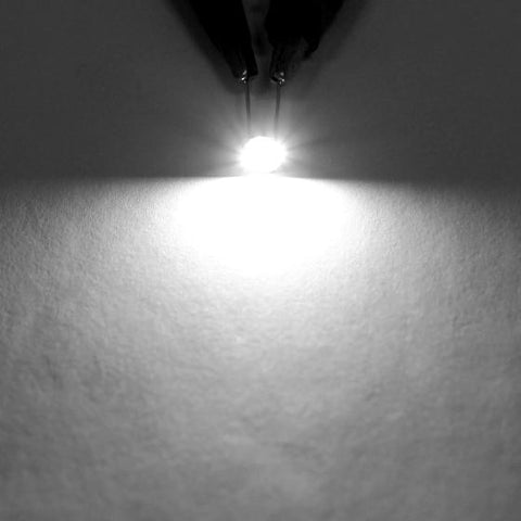 Image of Partsam 20Pcs 4.7mm-12v Car White Mini Bulbs Lamps Indicator Cluster Speedometer Backlight Lighting