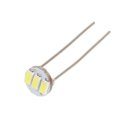 Image of Partsam 20Pcs 4.7mm-12v Car White Mini Bulbs Lamps Indicator Cluster Speedometer Backlight Lighting