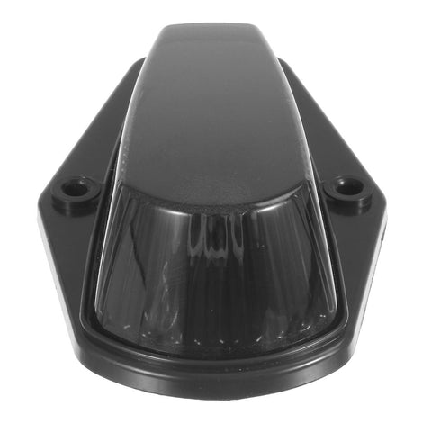 Image of Partsam 5X Cab Marker Lights Roof Running Lamps Black Lens Covers + 5050 Amber 194 168 T10 LED Bulbs Compatible with Ford F150 F250 F350 1973-1997 F Series Super Duty Pickup Trucks