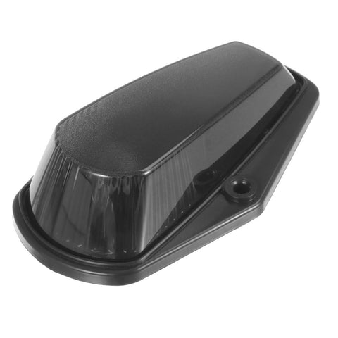 Image of Partsam 5X Cab Marker Lights Roof Running Lamps Black Lens Covers + 5050 Amber 194 168 T10 LED Bulbs Compatible with Ford F150 F250 F350 1973-1997 F Series Super Duty Pickup Trucks