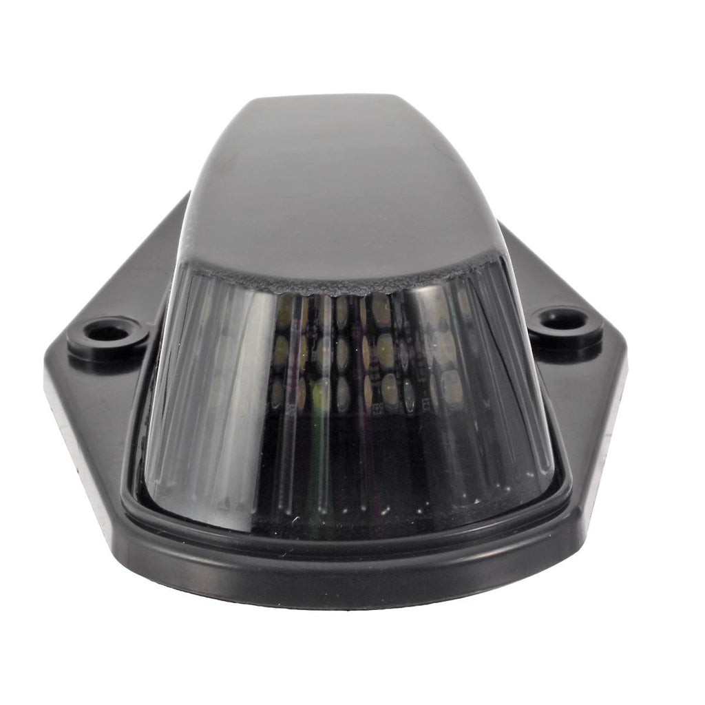 Partsam 5X Cab Marker Light LED Top Roof Running Light Black Lens White 12LED Lights w/Wire Compatible with Ford F150 F250 F350 1973-1997 F Series Super Duty Pickup Trucks