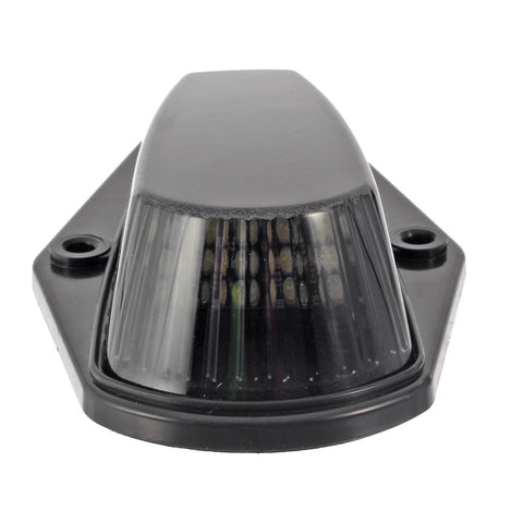 Image of Partsam 5X Cab Marker Light LED Top Roof Running Light Black Lens White 12LED Lights w/Wire Compatible with Ford F150 F250 F350 1973-1997 F Series Super Duty Pickup Trucks