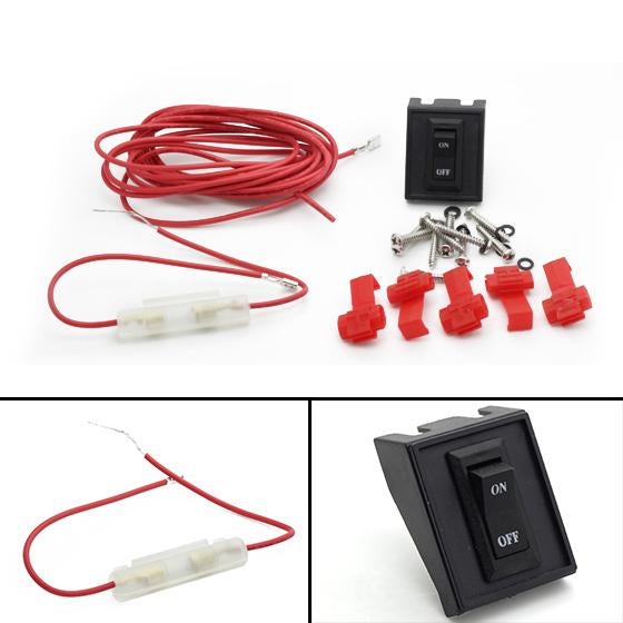 Partsam 5X Cab Marker Light LED Top Roof Running Light Black Lens White 12LED Lights w/Wire Compatible with Ford F150 F250 F350 1973-1997 F Series Super Duty Pickup Trucks