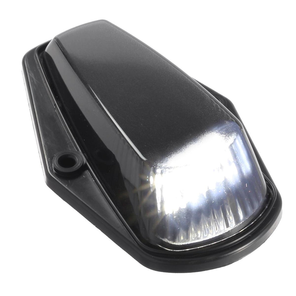 Partsam 5X Cab Marker Light LED Top Roof Running Light Black Lens White 12LED Lights w/Wire Compatible with Ford F150 F250 F350 1973-1997 F Series Super Duty Pickup Trucks