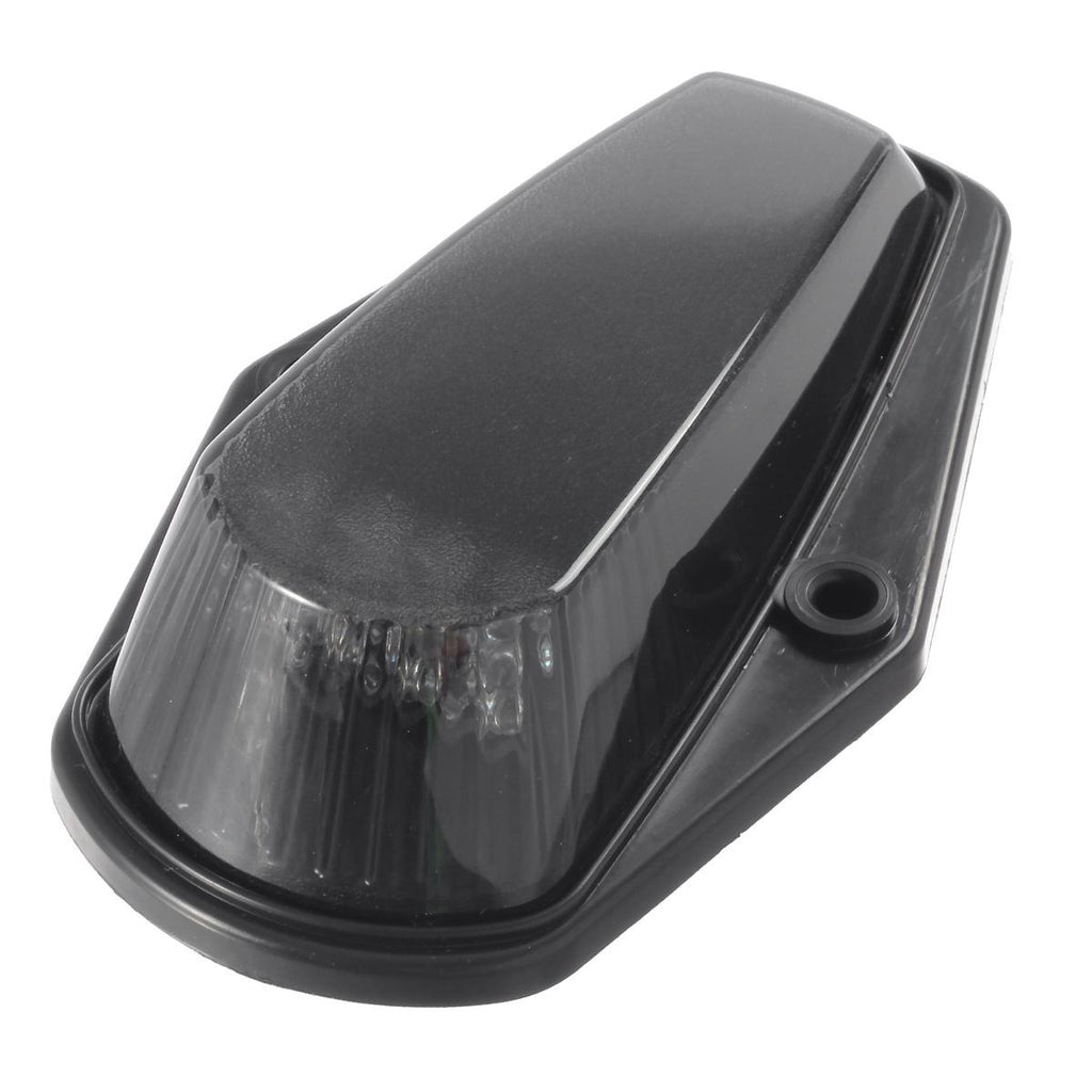 Partsam 5X Cab Marker Light LED Top Roof Running Light Black Lens White 12LED Lights w/Wire Compatible with Ford F150 F250 F350 1973-1997 F Series Super Duty Pickup Trucks