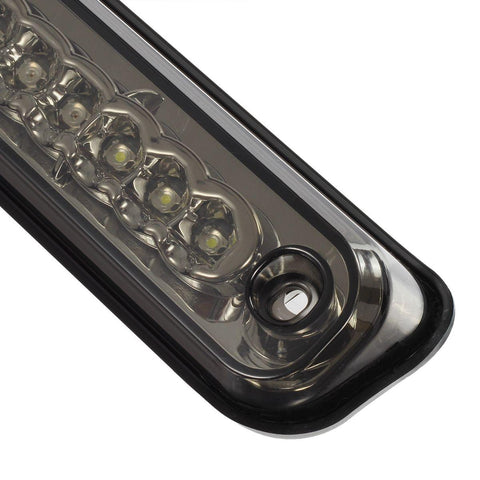 Image of Partsam High Mount Stop Light Third 3rd Brake Light Replacement for Silverado/C10 C/K 1500 2500 3500 and Sierra C/K 1500 2500 3500 1988 to 1998 Rear Center Cab Top Roof Tail Light Cargo Lamp (Smoke)