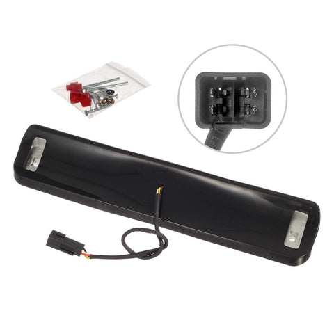 Image of Partsam High Mount Stop Light Third 3rd Brake Light Replacement for Silverado/C10 C/K 1500 2500 3500 and Sierra C/K 1500 2500 3500 1988 to 1998 Rear Center Cab Top Roof Tail Light Cargo Lamp (Smoke)