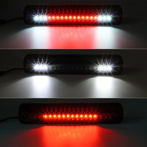 Image of Partsam High Mount Stop Light Third 3rd Brake Light Replacement for Silverado/C10 C/K 1500 2500 3500 and Sierra C/K 1500 2500 3500 1988 to 1998 Rear Center Cab Top Roof Tail Light Cargo Lamp (Smoke)