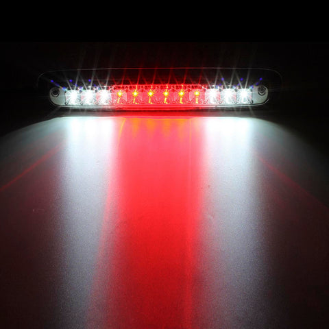 Image of Partsam High Mount Stop Light Led Third 3rd Brake Light Replacement for Silverado and Sierra 1500 2500 HD 3500 HD 2007 to 2013 Rear Cab Roof Brake Tail Light Cargo Lamp Smoke Lens Black Housing