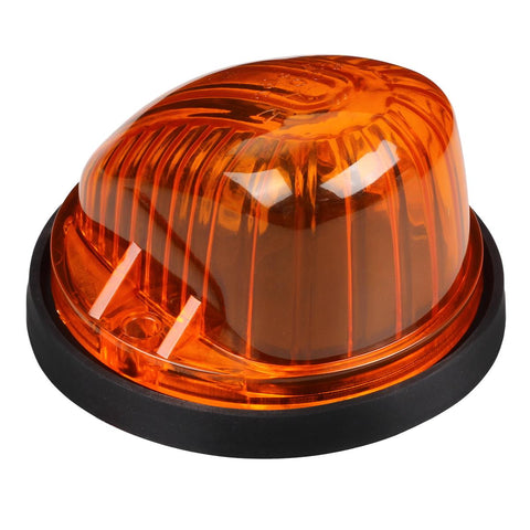 Image of Partsam 5X Roof Running Cab Marker Light Amber Cover Lens/Base Compatible with C/K Series 1973 1974 1975 1976 1977 1978 1979 1980 1981 1982 1983 1984 1985 1986 1987 Pickup Truck