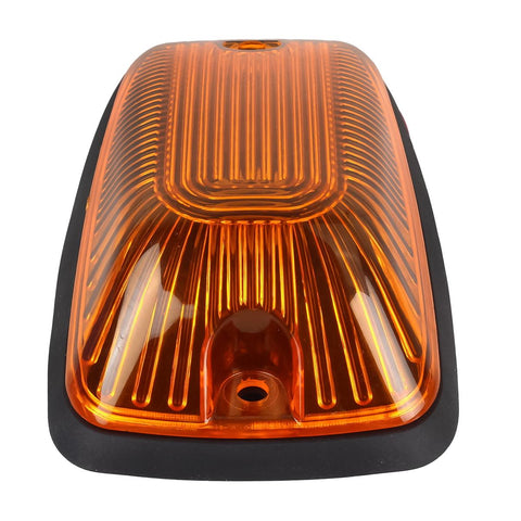 Image of Partsam 5X Cab Roof Marker Amber Cover 264159AM + 5X Base Compatible with C1500 C2500 C3500 K1500 K2500 K3500 1988 1989 1990 1991 1992 1993 1994 1995 1996 1997 1998 1999 2000 2001 2002