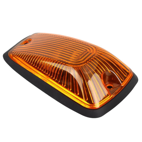 Image of Partsam 5X Cab Roof Marker Amber Cover 264159AM + 5X Base Compatible with C1500 C2500 C3500 K1500 K2500 K3500 1988 1989 1990 1991 1992 1993 1994 1995 1996 1997 1998 1999 2000 2001 2002