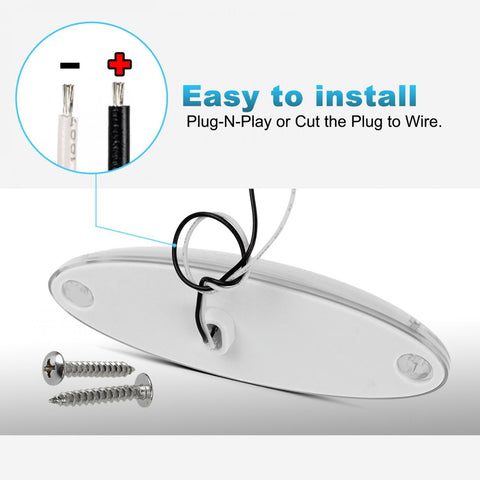 Image of Partsam 5pcs Clear Lens Cab Clearance Roof Running Top Marker Lights Amber Yellow 6LED Amber Lights Assembly Waterproof Compatible with Freightliner Cascadia Heavy Duty Trucks