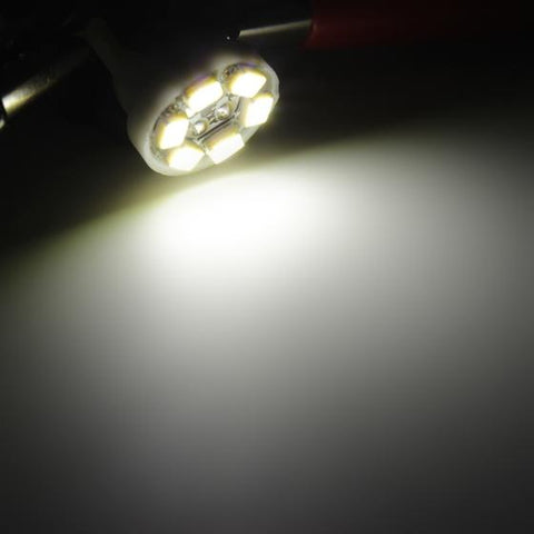 Image of Partsam T10 194 168 Dash Instrument White LED Light Bulbs Bright Panel Gauge Cluster Dashboard LED Light Bulbs 10Pcs/Set