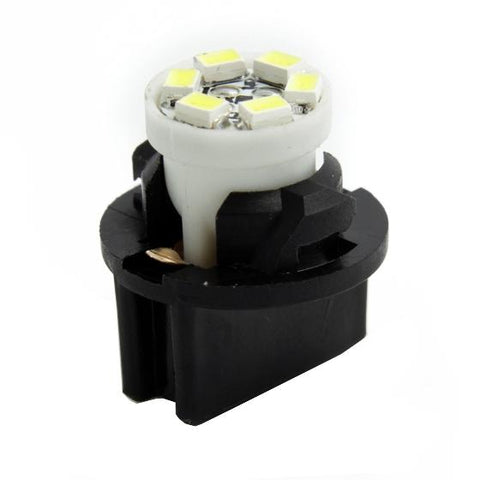 Image of Partsam T10 194 168 Dash Instrument White LED Light Bulbs Bright Panel Gauge Cluster Dashboard LED Light Bulbs 10Pcs/Set