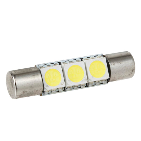 Image of Partsam 29mm 6614F LED Light Bulbs for Car Interior Vanity Mirror Lights Sun Visor Lamps(4Pcs White)