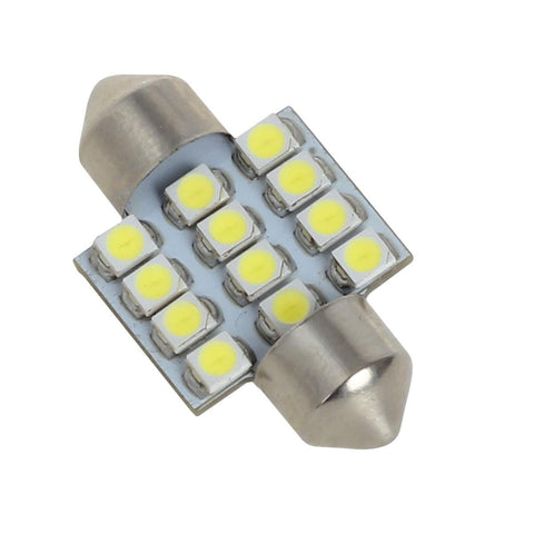 Image of Partsam 31mm 4Pcs White LED Light Bulbs Error Free Canbus DE3021 3175 for Interior Lights Map Dome Door Courtesy Light Bulbs