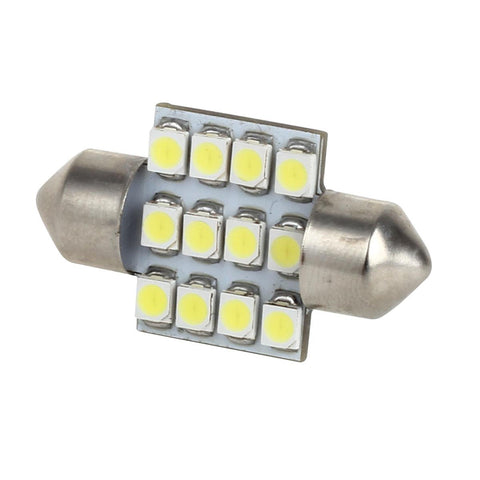 Image of Partsam 31mm 4Pcs White LED Light Bulbs Error Free Canbus DE3021 3175 for Interior Lights Map Dome Door Courtesy Light Bulbs