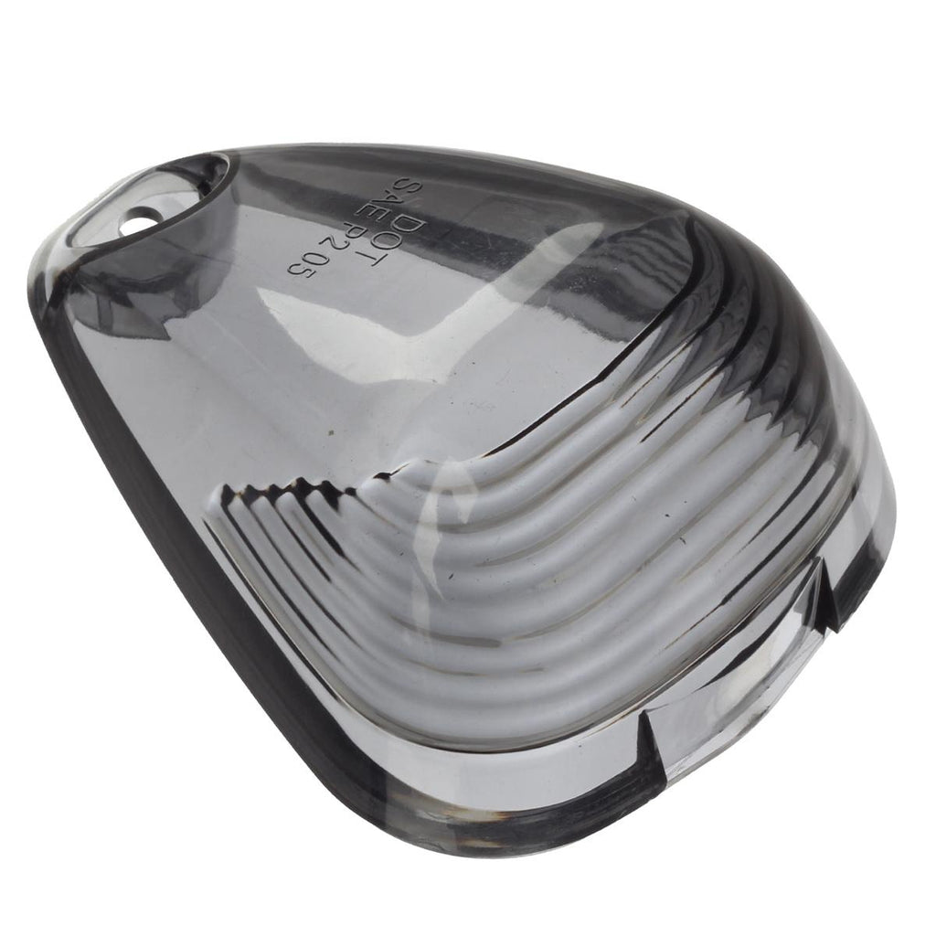 Partsam 5PCS Cab Marker Smoke Covers Lens Clearance Top Roof Running Light Lens Compatible with Ford F-150 F-250 F-350 F-450 F-550 Super Duty Pickup Trucks 1999-2016(Covers Only)