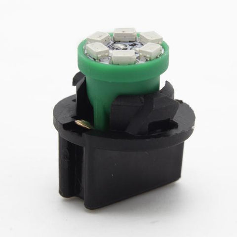 Image of Partsam T10 194 LED Light bulb 168 LED Bulbs Bright Instrument Panel Gauge Cluster Dashboard LED Light Bulbs Set 10 T10 LED Bulbs with 10 Twist Lock Socket -Green