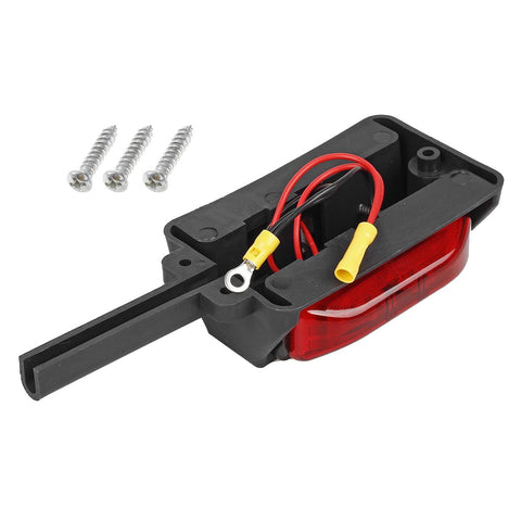 Image of Partsam 2x 4" LED Clearance Trailer Fender Lights Amber Front Red Back 4 Diodes RH / LH