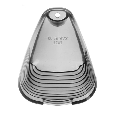 Image of Partsam 5X Black Smoke Lens Cab Roof Marker Running Lamps w/White LED Lights Compatible with Ford F150 F250 F350 F450 F550 F650 F750 E150 E250 E350 E450 1999-2016 Super Duty Pickup Trucks