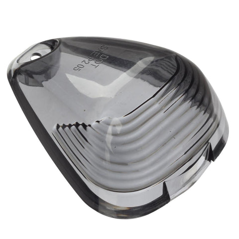 Image of Partsam 5X Black Smoke Lens Cab Roof Marker Running Lamps w/White LED Lights Compatible with Ford F150 F250 F350 F450 F550 F650 F750 E150 E250 E350 E450 1999-2016 Super Duty Pickup Trucks