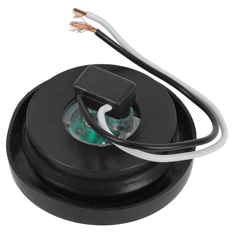 Image of Partsam 5x 2" LED Marker Light Cab Panel Light 9 Diodes Sealed Round Clear/Red w Grommet/Pigtail, 2" Mini-Reflex round sealed LED Side Marker, Clearance or ID Light