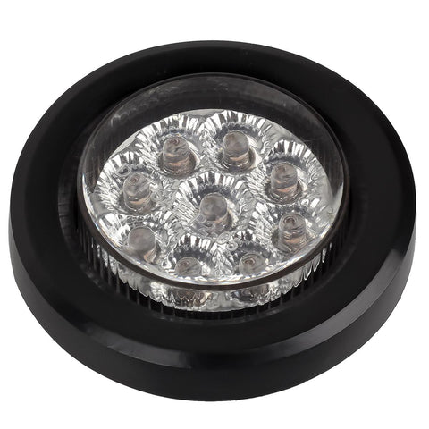 Image of Partsam 10x 2" Round Amber Led Marker Clearance Light 9LED Clear Lens w Reflector Kits Trailer, Grommet/Pigtails, 2 inch round led trailer lights clear, 2 inch round led marker lights