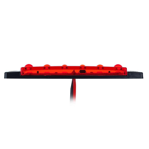 Image of Partsam 20x 3.8" Amber/Red Clearance lights Truck Trailer RV Lorry Van Side Marker Indicators Decorative, Thin Line 3.8" 6 LED Amber Trailer Marker Lights Parking Turn Signal Lights