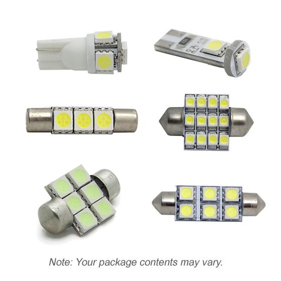 Partsam White Interior LED Light Package Kit Replacement Bulbs Compatible with Silverado 1999-2006 W/License Plate Light (11 Pieces)