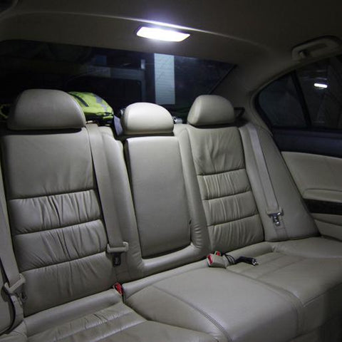 Image of Partsam White Interior LED Light Package Kit Replacement Bulbs Compatible with Silverado 1999-2006 W/License Plate Light (11 Pieces)