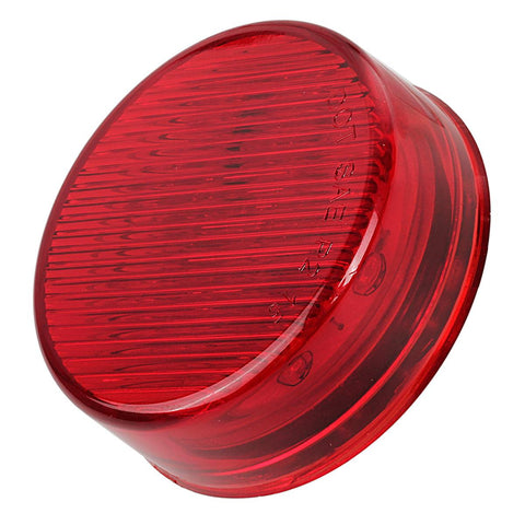 Image of Partsam 10x 2.5" Round Side Marker light Clearance 13 Diodes Universal Use Sealed Red, 2.5 round led marker lights, 2.5 round led clearance lights, 2.5 round led trailer lights