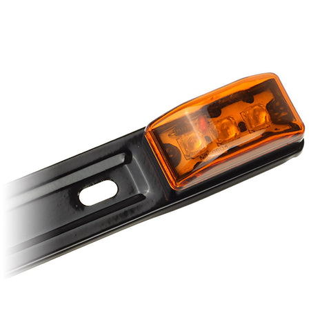 Image of Partsam Amber 12V LED Tow Truck Light Bars, LED Identification Bar Lights Marker Lights, 14.17inch Amber ID Bar Marker Lights, Truck Trailer Identification Light Bar for Trailers Over 80inch Wide
