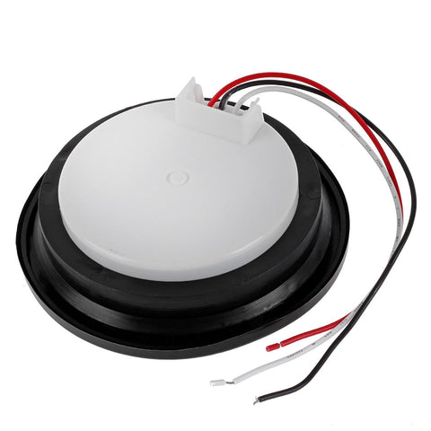 Image of Partsam 2pcs 4" Round LED Trailer Tail Lights - 40 White LED Reverse Back up Trailer Lights for RV Trucks, Waterproof Sealed Round led Reverse Fog Lights Flush Mount for Truck Trailer Boat Bus