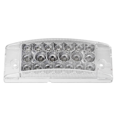 Image of Partsam Pair 6inch Amber Side Front Marker Light Turn Signal Light High Low Brightness Sealed, 20 Diodes, Trailer Clearance and led marker lights, 6x2 Rectangular Rectangle led lights, 3 Wires