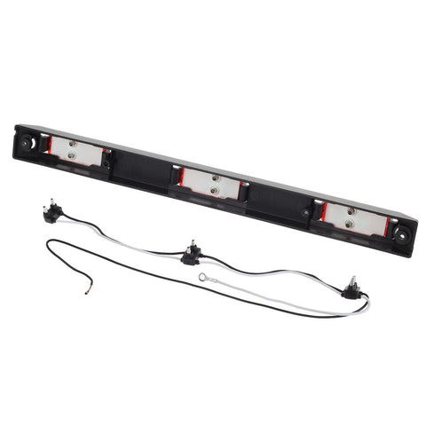 Image of Partsam 17inch Inch Red Truck Trailer Identification Light Bar 3-Light Waterproof Sealed Led Trailer Light Bar 12V Replacement for F150 F250 F350 RAM 1500 2500 3500 Silverado Sierra