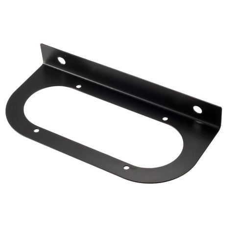 Image of Partsam 2pcs Waterproof 6inch inch Oval Sealed Stop Turn Tail Brake Marker Red 24 LED Truck Trailer Light Kit Flush Mount w/Mounting Brackets