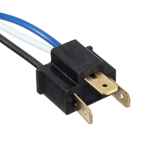 Image of Partsam 1Set H4 Headlight Relay Harness Kit for 7x6 5x7 H6054 Headlights Heat Ceramic Wiring Harness Compatible with Pickup Headlights 88-95, Tacoma 95-97 Fix Dual Ground Problem