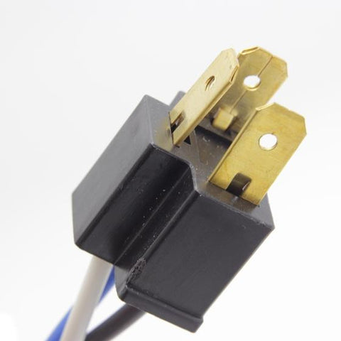 Image of Partsam 1Set H4 Headlight Relay Harness Kit for 7x6 5x7 H6054 Headlights Heat Ceramic Wiring Harness Compatible with Pickup Headlights 88-95, Tacoma 95-97 Fix Dual Ground Problem