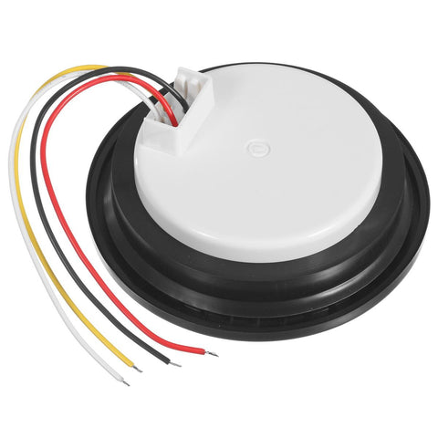 Image of Partsam 2Pcs 4inch Inch Round LED Trailer Tail Lights 16LED w Rubber Grommet, Waterproof Sealed Round Red Stop Turn Tail Brake Running Lights White Reverse Backup Lights Lamps for RV Trailer Trucks