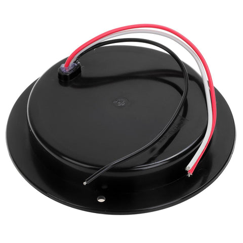 Image of Partsam LED Truck Trailer Tail Lights with Steel Brackets - Waterproof DC12 Red 12-LED Round Tail Light Bar for Stop/Turn/Brake Running Lamps Fits any Camper/RV/Camper/UTV/Boat Trailers(2 PCS)