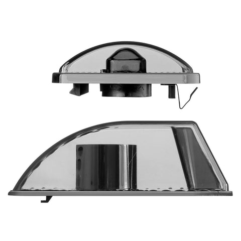 Image of Partsam Replacement for Hummer H2 Cab Roof Lights Smoked Housing 2003-2009 and Hummer H2 SUT Cab Roof Top Clearance Marker Light Lamps 2005-2009 Front Rear 264160BK w/T10 Halogen Bulbs(10Red+10Amber)