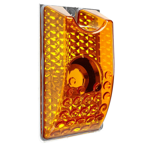 Image of Partsam 5pcs Cab Marker Roof Running Top Lights 264160AM Front Amber Lens Crystal Chrome Waterproof + T10 194 168 W5W 2825 Yellow Halogen Bulbs Compatible with Hummer H2 SUV SUT 2003 - 2009