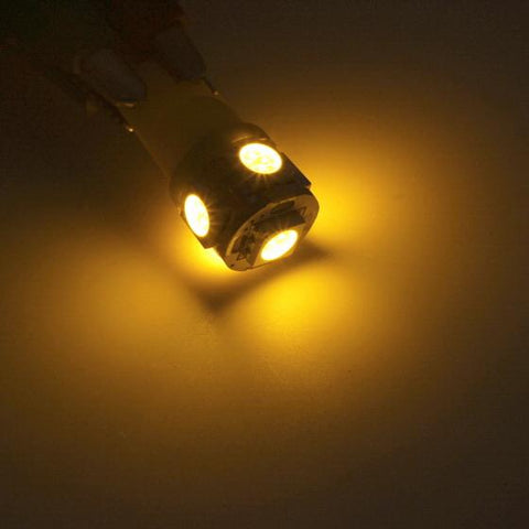 Image of amber LED light bulbs