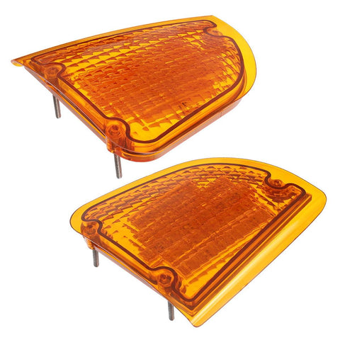 Image of Partsam 29 Amber LED Front P/T/C Light Assembly Replacement for Kenworth T600 T660 K300 T300 T330 Front LED Turn Signal Lights and Parking Lights Lamps, LH & RH, 1157 Plug