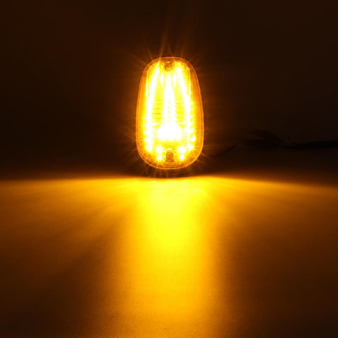 Image of Partsam 5PCS Cab Marker Clear/Amber 45LED Top Roof Light Compatible with Dodge Ram 1500 2500 3500 4500 5500 Pickup 2003 2004 2005 2006 2007 2008 2009 2010 2011 2012 2013 2014 2015 2016 2017 2018